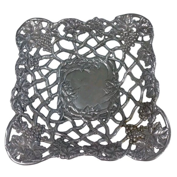 Arthur Court 1996 Large Reticulated Grapevine Bread Fruit Centerpiece Basket Vtg - Picture 5 of 9